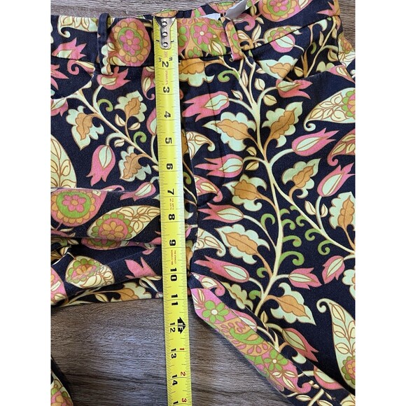 Zara 70s Multicolored Groove Flare Paisley Printed Pant Size S - Picture 7 of 9